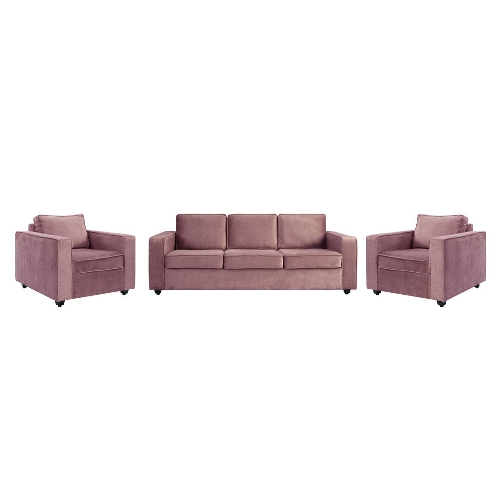 Napper Plus Sofa Set - (3+1+1) Reflection Rose Brown